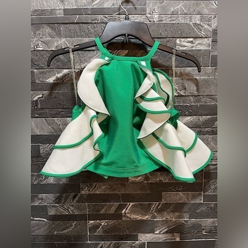 WOW Couture Ruffle Crop Top